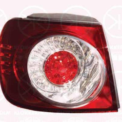 Tail Light Assembly, Left, LED, Outer section, Indicator Colour: white, Valeo, 5M0 945 095 P (VW), 5M0 945 095 R (VW), 5M0 945 095 S (VW)