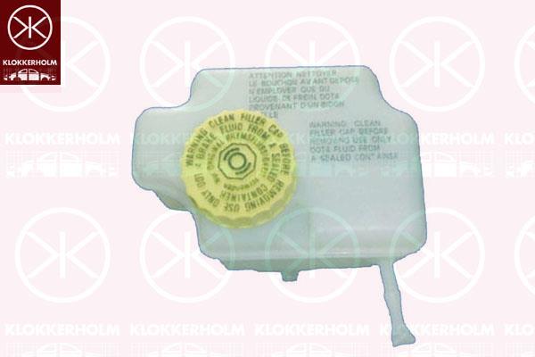 Expansion Tank, coolant, 1K1 611 301 A (VW), 1K1 611 301 C (VW), 1K1 611 301 D (VW), 1K1 611 301 E (VW), 1K1 614 105 EF (VW), 1K1614106AQ (VW)