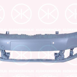 Bumper, w/primer, Front, with hole(s) for parking distance control, 5M0 807 217 P (VW)