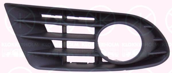 Ventilation Grilles, bumper, Left Front, with hole(s) for fog lights, 5M0 853 665C 9B9 (VW)