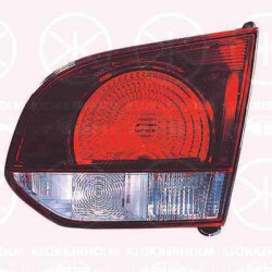 Tail Light Assembly, Hella-type, without bulb holder, Smoke Grey, Right, Inner Section, 5K0 945 094K (VW), 5K0 945 094AA (VW)