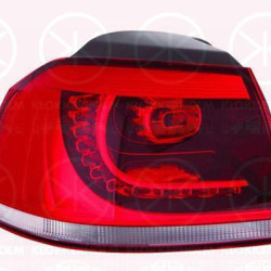 Tail Light Assembly, Right, Trim Level: GTI, GTD, LED, WY21W, with bulb holder, Outer section, Hella-type, 5K0945096K (VW), 5K0945096P (VW)