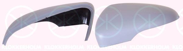 Housing, exterior mirror, w/primer, Left, Upper section, 5K0 857 537 (VW), 6R0 857 537 (VW)