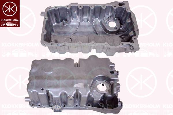 Oil Sump, Aluminium, with bore for oil-level sensor, 06F 103 601B (VW), 06F 103 601J (VW), 06F 103 601L (VW), 06F 103 601L (AUDI), 06F103601B (VW), 06F103601B (SKODA), 06F103601B (AUDI), 06F103601BA (VW), 06F103601BA (SKODA), 06F103601BA (AUDI), 06F103601J (SKODA), 06F103601J (AUDI), 06F103601L (SKODA), 06F103601M (VW), 06F103601M (SKODA), 06F103601M (AUDI)