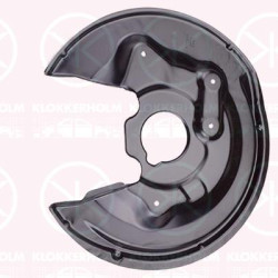 Splash Guard, brake disc, Rear Axle Left, for brake disc diameter [mm]: 310, 1Q0615611B (VW), 1Q0615611B (SKODA), 1Q0615611B (SEAT), 1Q0615611D (VW)