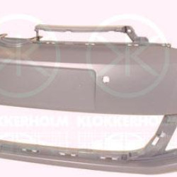 Bumper, Front, not for trim level: GTD,GTI,R-LINE, with hole(s) for parking distance control, Number of bores: 4, w/primer, 5K0 807 217 GRU (VW), 5K0 807 217BNGRU (VW)