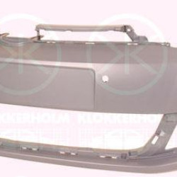 Bumper, Front, not for trim level: GTD,GTI,R-LINE, with hole(s) for washer nozzle, with hole(s) for parking distance control, Number of bores: 4, w/primer, 5K0 807 217B GRU (VW), 5K0 807 217BQGRU (VW), 5K0807217B (VW)