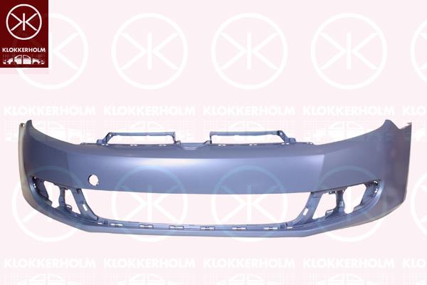 Bumper, Front, not for trim level: GTD,GTI,R-LINE, w/primer, 1K9 807 217 A GRU (VW), 1K9 807 217 AB GRU (VW), 1K9 807 217 GRU (VW), 1K9 807 217 AA GRU (VW)