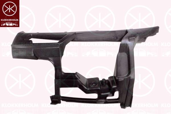 Mounting Bracket, bumper, Plastic, Left Front, 1K9 807 723 (VW), 5K0 807 723 (VW), 5K0 807 723B (VW)