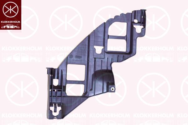 Mounting Bracket, bumper, Plastic, Left Front, Inner Section, 5K0 807 227 A (VW)