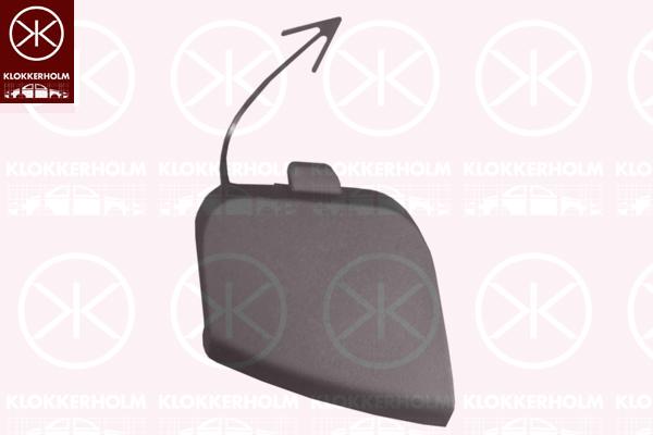 Flap, tow hook, Rear, not for trim level: GTD,GTI, 5K6 807 441 9B9 (VW)