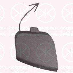 Flap, tow hook, Rear, not for trim level: GTD,GTI, 5K6 807 441 9B9 (VW)