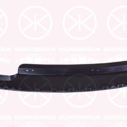 Spoiler, with hole(s) for exhaust pipe, Rear, black, 5K6 807 521R 9B9 (VW)