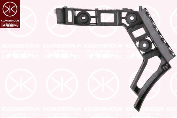 Mounting Bracket, bumper, Plastic, Right Rear, 5K6 807 394 (VW), 5K6 807 394 B (VW), 5K6 807 394 C (VW)