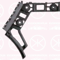 Mounting Bracket, bumper, Plastic, Left Rear, 5K6 807 393 (VW), 5K6 807 393 B (VW), 5K6 807 393 C (VW)