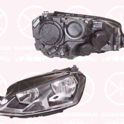 Headlight, Left, Illuminance [lx]: 25, H7, H15, with motor for headlamp levelling, 5G1 941 005 (VW), 5G1 941 005E (VW), 5G1 941 029 (VW), 5G1941005 (VW)