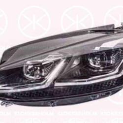 Headlight, LED, Right, with daytime running light (LED), without LED control unit for indicators, without LED control unit for daytime running-/position ligh, without LED control unit for low beam/high beam, with motor for headlamp levelling, not for, 5G1 941 774 (VAG), 5G1941036 (VW), 5G1941774 (VW)