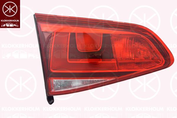 Tail Light Assembly, Left, Inner Section, Housing Colour: black, Valeo, 5G0 945 093AE (VW), 5G0 945 093P (VW), 5G0945093T (VW)