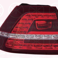 Tail Light Assembly, Left, Outer section, LED, AL, 5G0 945 207 (VW)