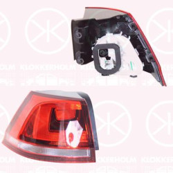 Tail Light Assembly, Left, Trim Level: Highline, Outer section, LED, with bulb holder, Valeo, 5G9 945 095A (VW), 5G9 945 095D (VW), 5G9945095J (VW)