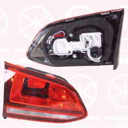 Tail Light Assembly, Left, Trim Level: Highline, Inner Section, LED, with bulb holder, Valeo, 5G9 945 093B (VW), 5G9 945 093F (VW)