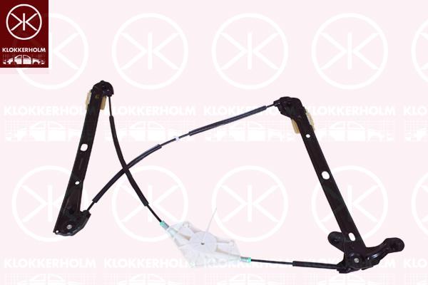 Window Regulator, 3-drs, OE-type, without electric motor, Electric, Right Front, 5G3 837 462 D (VW), 5G3 837 462 E (VW), 5G3 837 462 F (VW), 5G3 837 462 G (VW), 5G3 837 462 H (VW)