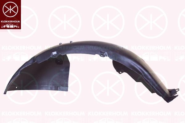 Liner, wheelhouse, Plastic, Left Front, Rear Section, 5G0 805 969 P (VW), 5G0805969 (VW), 5G0805969A (VW), 5G0805969C (VW), 5G0805969F (VW), 5G0805969G (VW), 5G0805969J (VW), 5G0805977 (VW), 5G0805977A (VW)