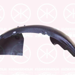 Liner, wheelhouse, Plastic, Left Front, Rear Section, 5G0 805 969 P (VW), 5G0805969 (VW), 5G0805969A (VW), 5G0805969C (VW), 5G0805969F (VW), 5G0805969G (VW), 5G0805969J (VW), 5G0805977 (VW), 5G0805977A (VW)