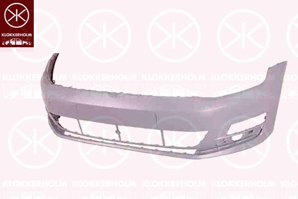 Bumper, w/primer, Front, 5G0 807 217B NGRU (VW)