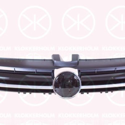 Ventilation Grilles, bumper, black, Trim Level: HIGHLINE, Front, with trim strip, chrome, 5G0 853 651 D ZLL (VW)