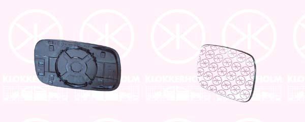 Mirror Glass, exterior mirror, Plan, Left, 357 857 521 (VW)