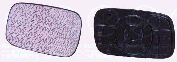 Mirror Glass, exterior mirror, Aspherical, Left, 357 857 521A (VW)