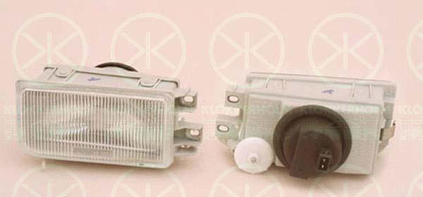 Front Fog Light, H3, with bulb holder, T.Y.C, Left Front, 3A0 941 699 (VW)