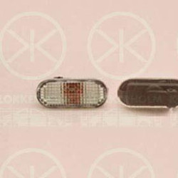 Direction Indicator, with bulb holder, white, lateral installation, 3A0949101 (VW)