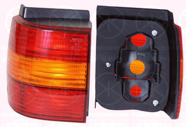 Tail Light Assembly, without bulb holder, Left, Indicator Colour: yellow, 3A9 945 111 (VW)