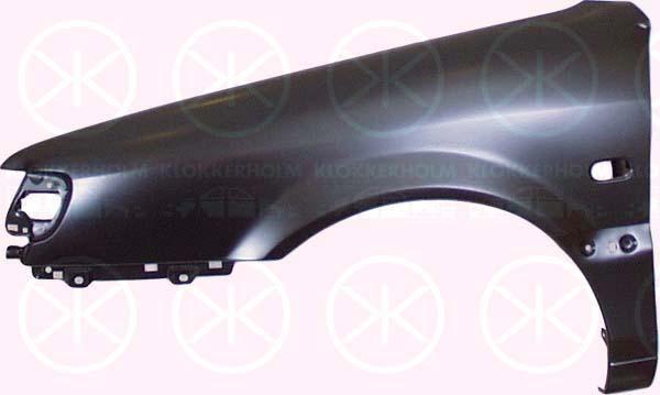 Wing, Left Front, with hole for direction indicator, 3A0 821 021B (VW)