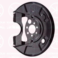 Splash Guard, brake disc, Rear Axle Right, for brake disc diameter [mm]: 226, 357615610 (VW), 357615610 (SKODA), 357615610 (SEAT), 357615610 (AUDI)