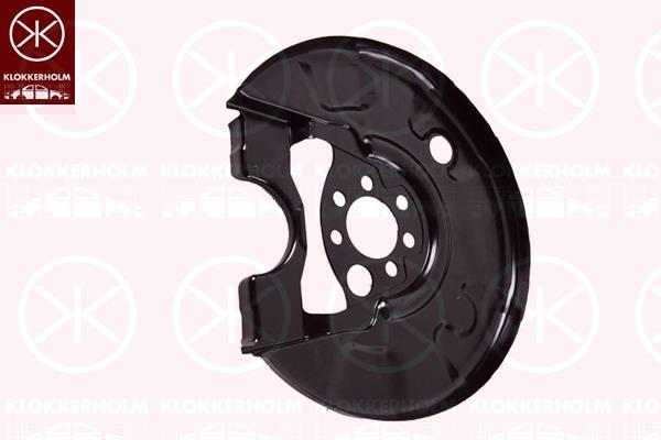 Splash Guard, brake disc, Rear Axle Left, for brake disc diameter [mm]: 226, 357615609 (VW), 357615609 (SKODA), 357615609 (SEAT), 357615609 (AUDI)