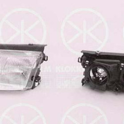 Headlight, H7/H1, without motor for headlamp levelling, Left, Illuminance [lx]: 12.5, 3B0 941 017K (VW)