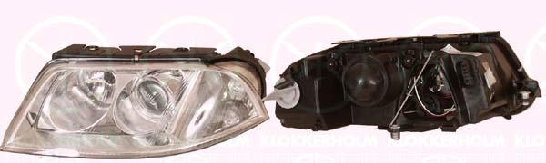 Headlight, H7/H7, without motor for headlamp levelling, T.Y.C, Right, Illuminance [lx]: 17.5, 3B0 941 016AN (VW), 3B0 941 018AG (VW), 3B0 941 018AK (VW), 3B0941018AG (VW)