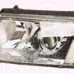 Headlight, H7/H7, without motor for headlamp levelling, Depo, Crystal clear, Left, Illuminance [lx]: 27.5, 3B0 941 017K (VW)