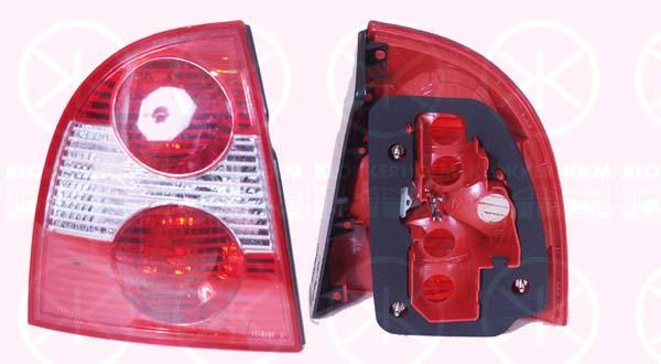 Tail Light Assembly, without bulb holder, Left, 3B5 945 095A (VW), 3B5 945 095AE (VW)