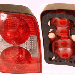 Tail Light Assembly, without bulb holder, white/red, Left, 3B9 945 095A (VW), 3B9 945 095AA (VW)