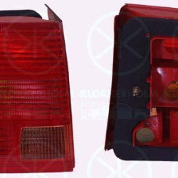 Tail Light Assembly, without bulb holder, red, Right, 3B5 945 112J (VW), 3B5945096K (VW), 3B5945112E (VW), 3B5945112J (VW)