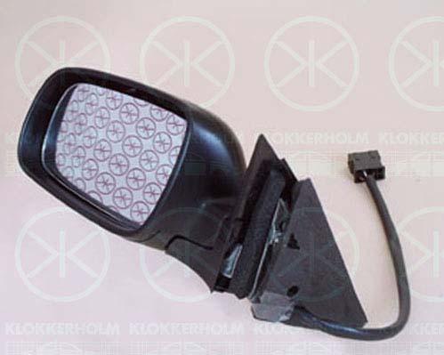 Exterior Mirror, w/primer, for electric mirror adjustment, Convex, Heatable, Right, 3B1857508 (VW), 3B1857508 01C (VW)