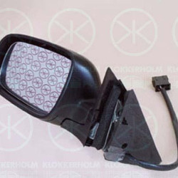 Exterior Mirror, w/primer, for electric mirror adjustment, Convex, Heatable, Right, 3B1857508 (VW), 3B1857508 01C (VW)