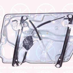 Window Regulator, 4/5-drs, without electric motor, Electric, Left Front, with bolted-on plate, 3B0 837 461 (VW), 3B0837461 (VW), 3B1 837 461 (VW)