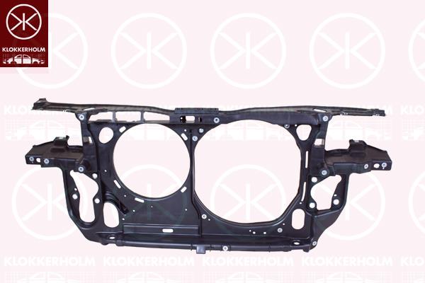 Radiator Support, for vehicles with air conditioning, Plastic, Full Body Section, Double Fan, 3B0 805 594AS (VW), 3B0 805 594BE (VW), 3B0 805 594BL (VW)