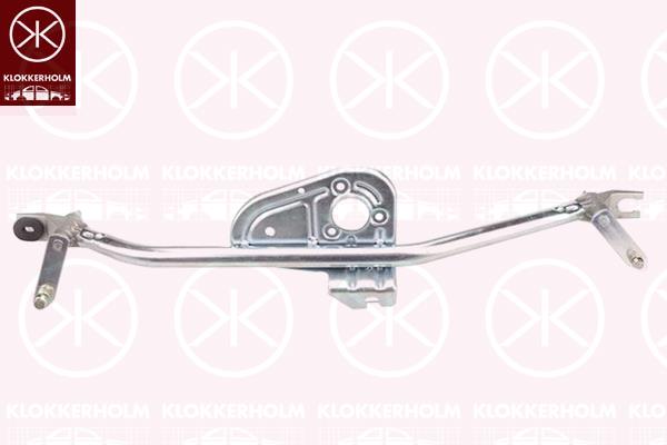 Wiper Linkage, Front, for left-hand drive vehicles, 3B1955603B (VW), 3B1955603C (VW), 8D1955603 (AUDI), 8D1955603A (VW), 8D1955603A (SKODA), 8D1955603A (SEAT), 8D1955603A (AUDI)