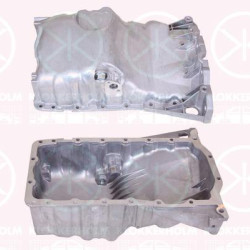 Oil Sump, Aluminium, without bore for oil level sensor, 058 103 603EM (VW), 058 103 603EM (AUDI)